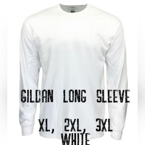 Gildan long sleeve custom tees